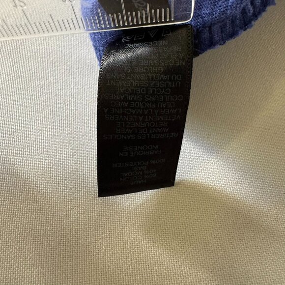 EXPRESS Royal Blue Tiedye Size Medium Strapless Dress Tube Top Sheer Bottom - Picture 13 of 14